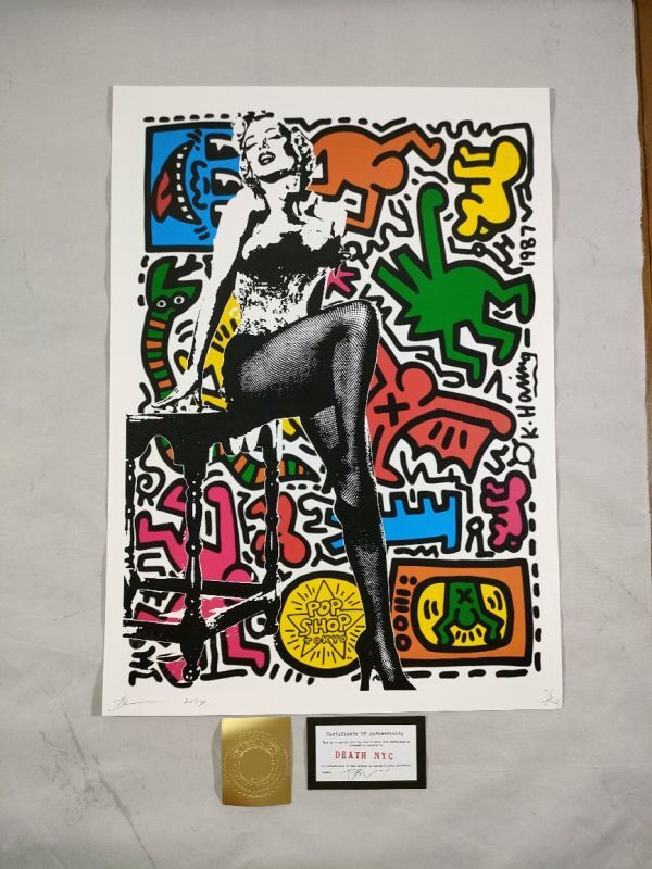 139 DEATH NYC 世界限定ポスター 現代アート ポップアート マリリン