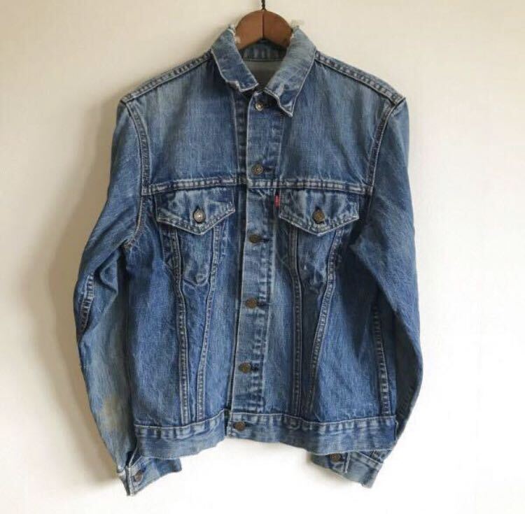 90s Levi's 70505 USA製 デニムジャケット 濃紺 42 ほぼデッド