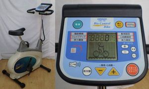 □オムロン/バイオコントロールバイク/エアロバイクHBE-760/14万 