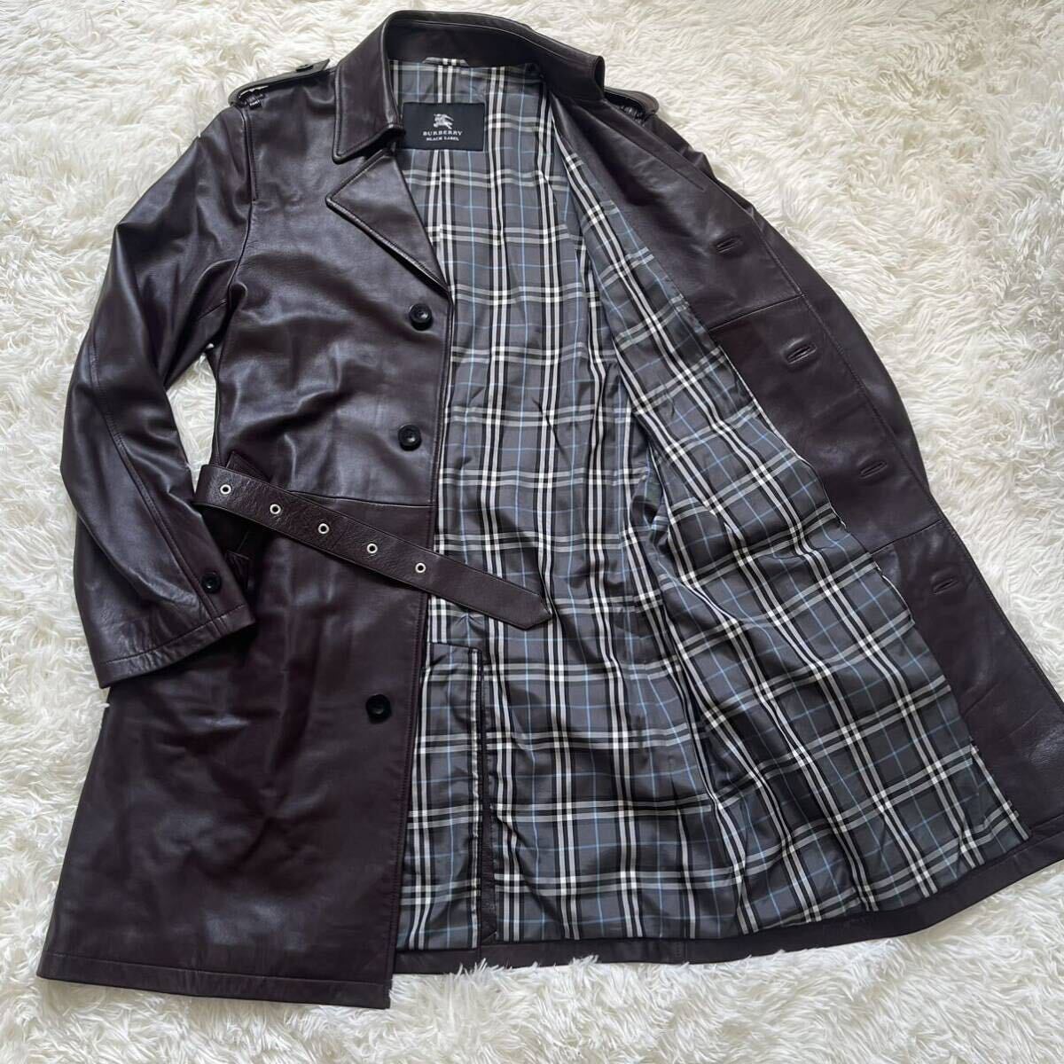 1円 極美品 バーバリーブラックレーベル BURBERRY BLACK LABEL