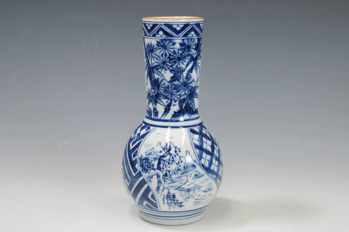 真作】 西尾瑞豊 造 『染付祥瑞 皆具』 共箱 茶道具 0308004-5(陶磁