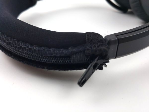 BOSE QC3用ヘッド カバー パッド ファスナー式_4