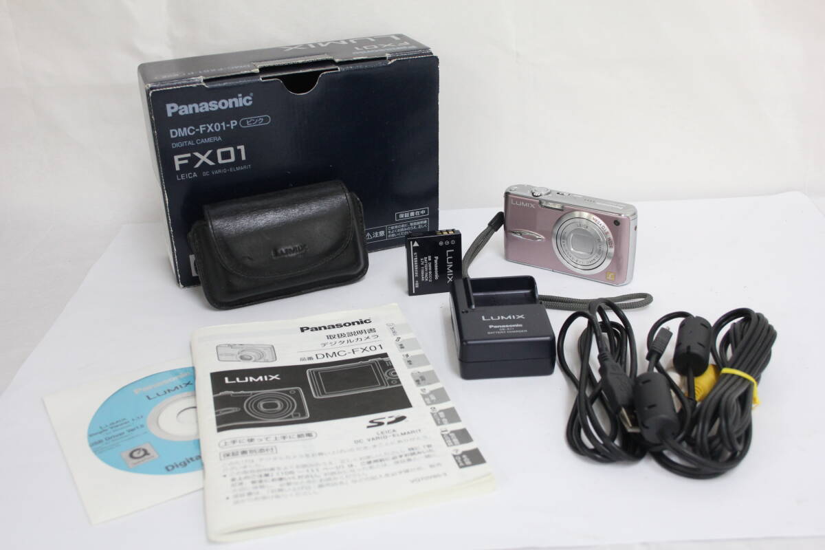 カメラ Panasonic LUMIX DMC-FX01-K ブラック 箱・付属品付き