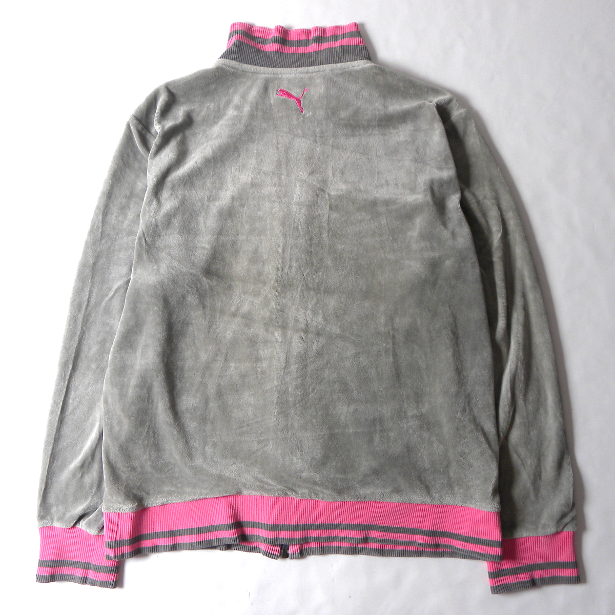 プーマ PUMA ロゴ刺繍 コットンベロアセットアップジャージ トラック