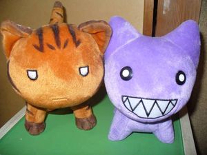 SEGA あずまんが大王 ぬいぐるみ　榊さん かみねこ　ぶるぶる　当時物　非売品 あずまんが大王 ブルブルぬいぐるみ