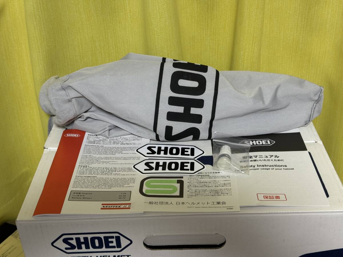 SHOEI NEOTEC II RESPECT XLサイズ（61cm）TC-1(RED/BLACK) ショーエイ　ネオテック２_7
