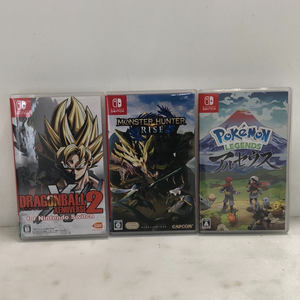 02w05134☆1円~ Nintendo Switch ソフト3本セット ドラゴンボール