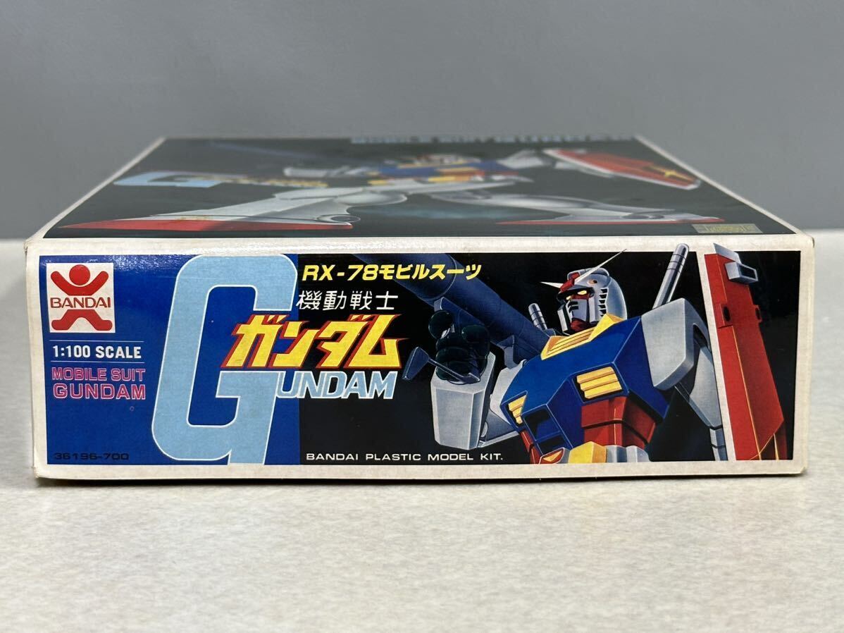 未組立品 旧バンダイ バンザイマーク 機動戦士ガンダム 1/100 RX-78