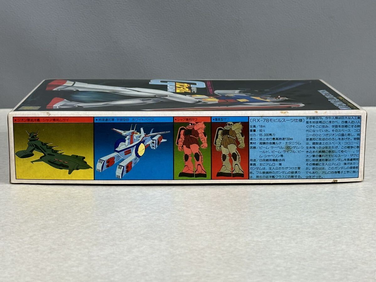 未組立品 旧バンダイ バンザイマーク 機動戦士ガンダム 1/100 RX-78