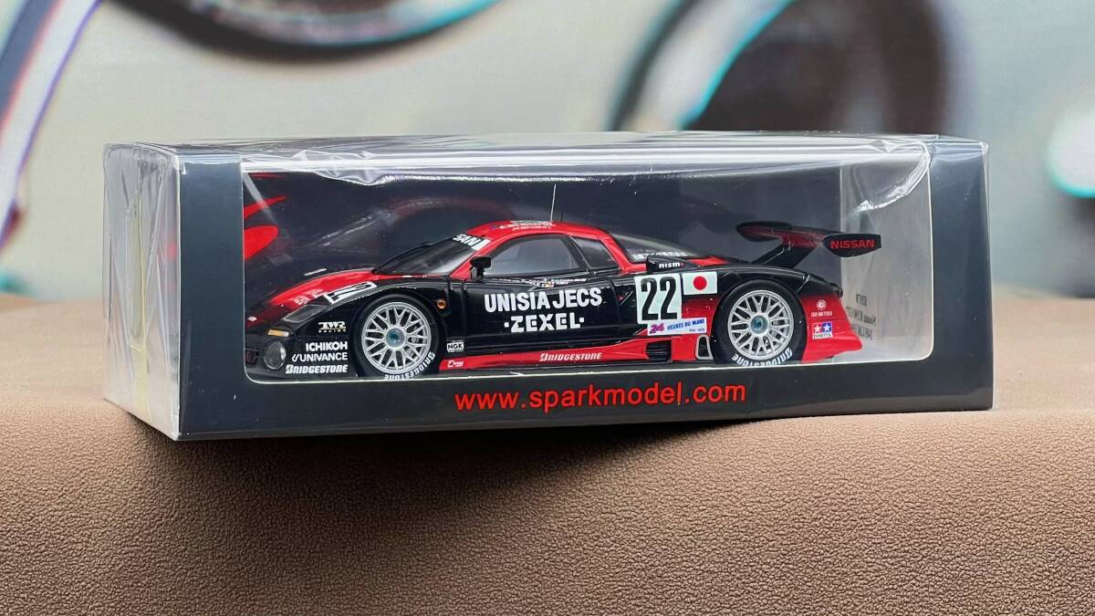 Spark S3578 1/43 NISSAN R390 GT1 NO.22 24H LE MANS 1997 Model Car From Japan