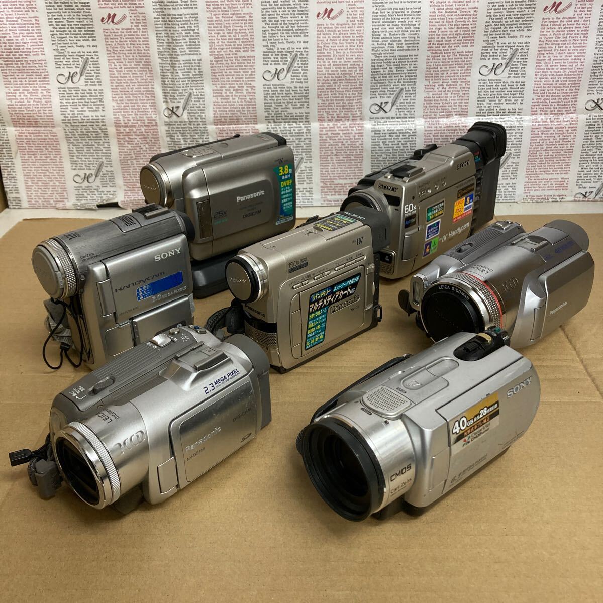 L615 デジタルビデオカメラ 7台まとめて SONY Panasonic など/動作未確認 ジャンク品_1