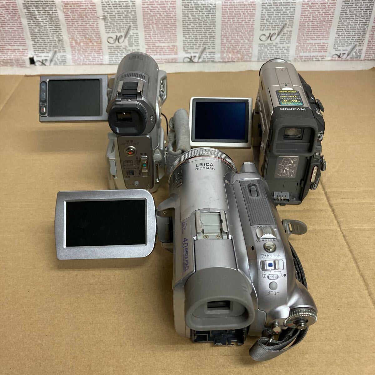 L615 デジタルビデオカメラ 7台まとめて SONY Panasonic など/動作未確認 ジャンク品_6