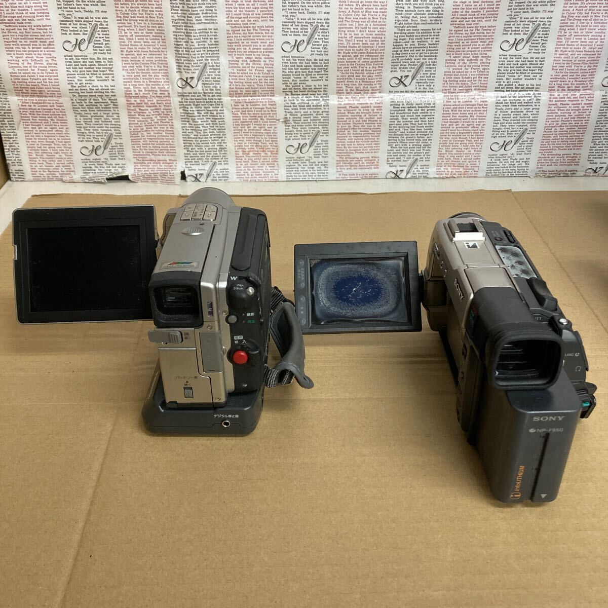 L615 デジタルビデオカメラ 7台まとめて SONY Panasonic など/動作未確認 ジャンク品_9