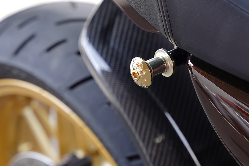 新品未使用　モトコルセ Z900RS/Z900RS CAFE用チタニウム ラゲッジスプールセット　ナイトライド仕様_6