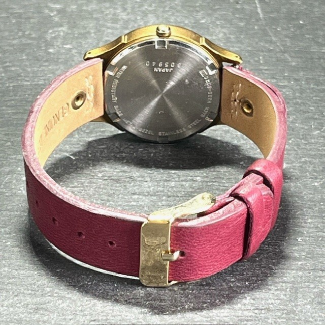 美品 SEIKO セイコー ALBA アルバ V338-6020 腕時計 クォーツ ゴールド