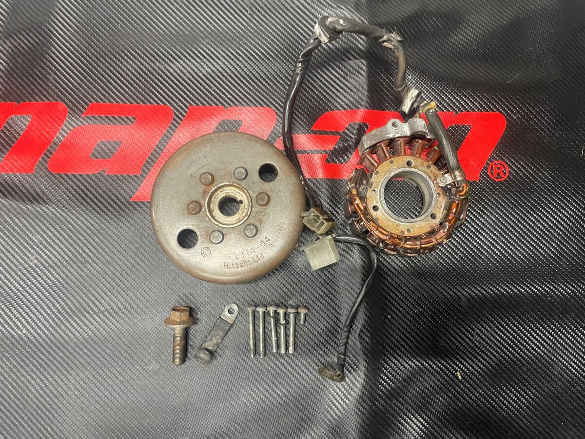 確実実動 絶好調 国内 ホーク HITACHI CB400T ジェネレーター フライ