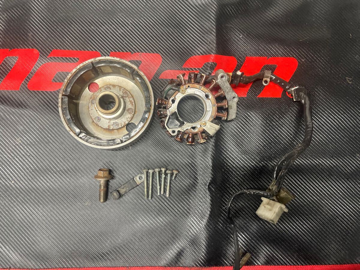 確実実動 絶好調 国内 ホーク HITACHI CB400T ジェネレーター フライ