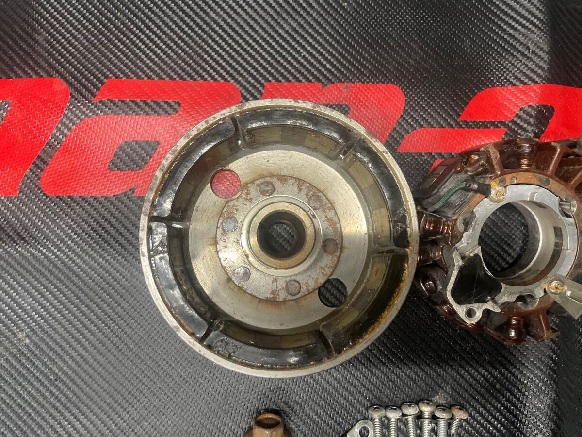 確実実動 絶好調 国内 ホーク HITACHI CB400T ジェネレーター フライ