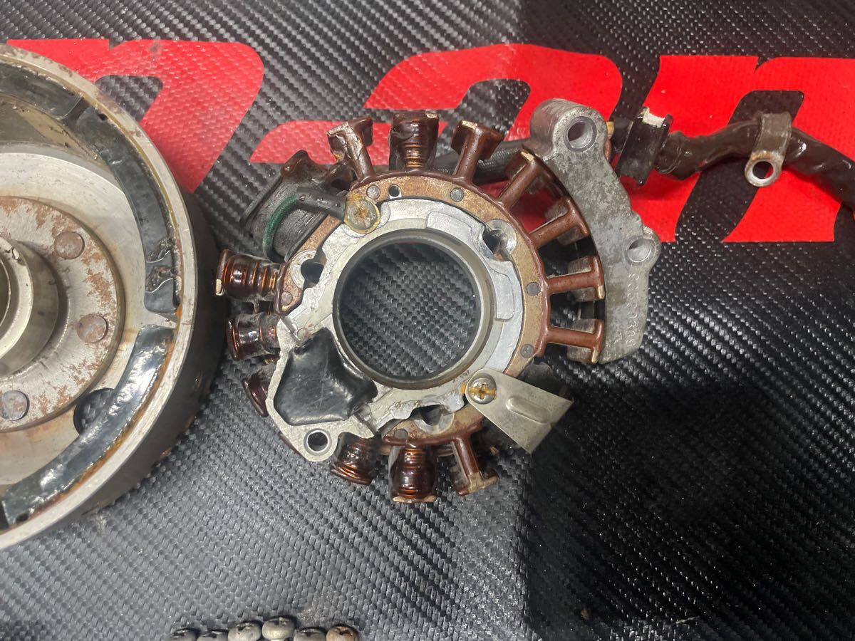確実実動 絶好調 国内 ホーク HITACHI CB400T ジェネレーター フライ