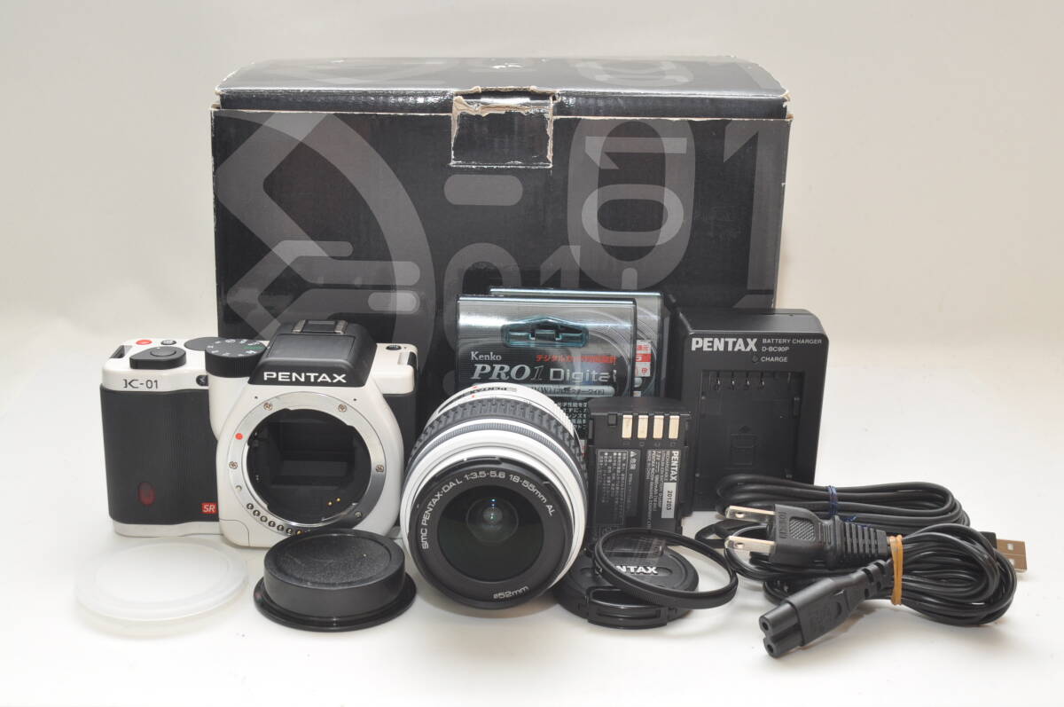 K-01 ボディ PENTAX | ペンタックス [ホワイト×ブラック] オークション 