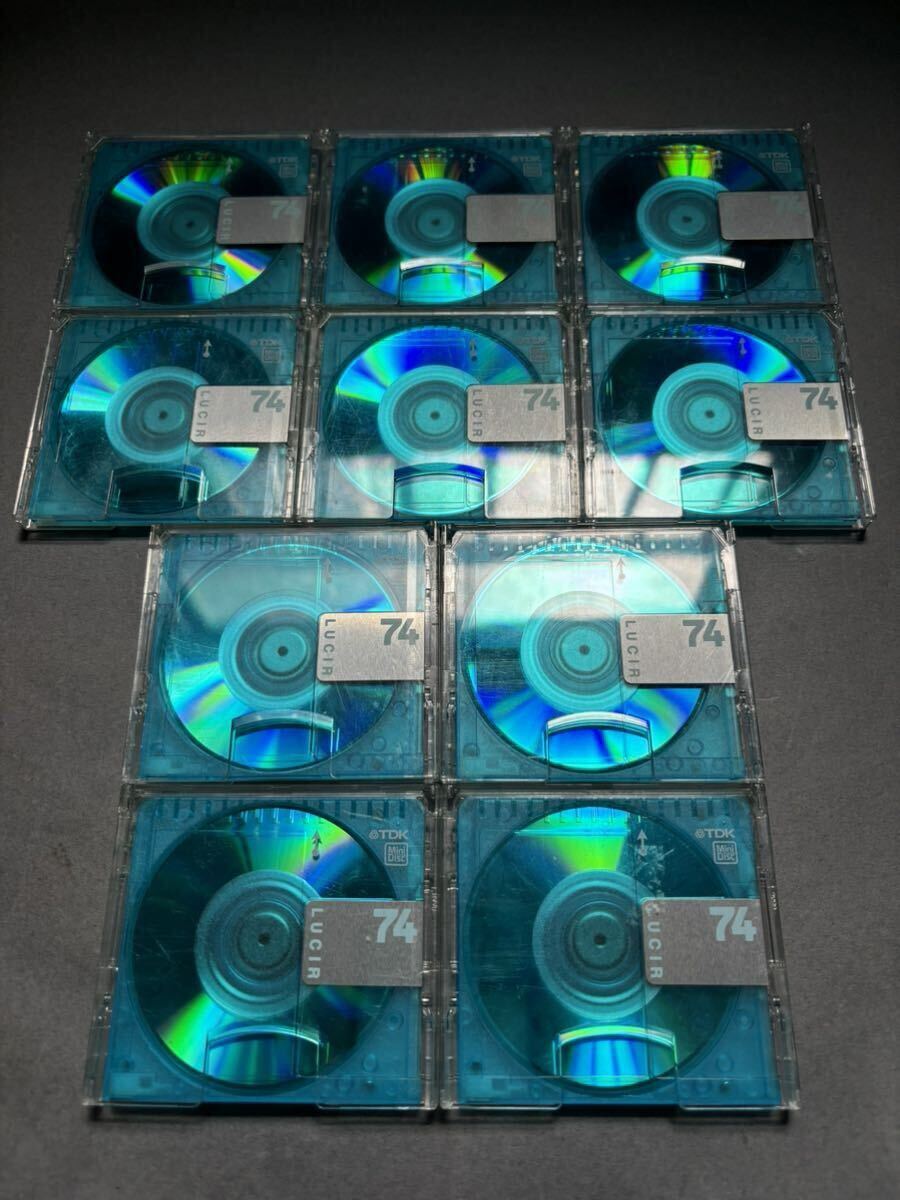 MD ミニディスク minidisc 初期化済 TDK LUCIR ブルー 74 10枚セット(記録媒体)｜売買されたオークション情報 ...