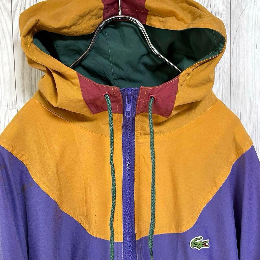 Lacoste ラコステ フーディハーフジップナイロンパーカー XLサイズ 