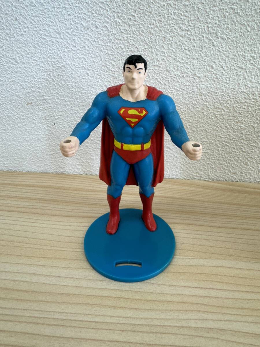 80s バーガーキング スーパーマン プラスチックカップ フィギュア Burger King SUPERMAN plastic cup with Figure_2