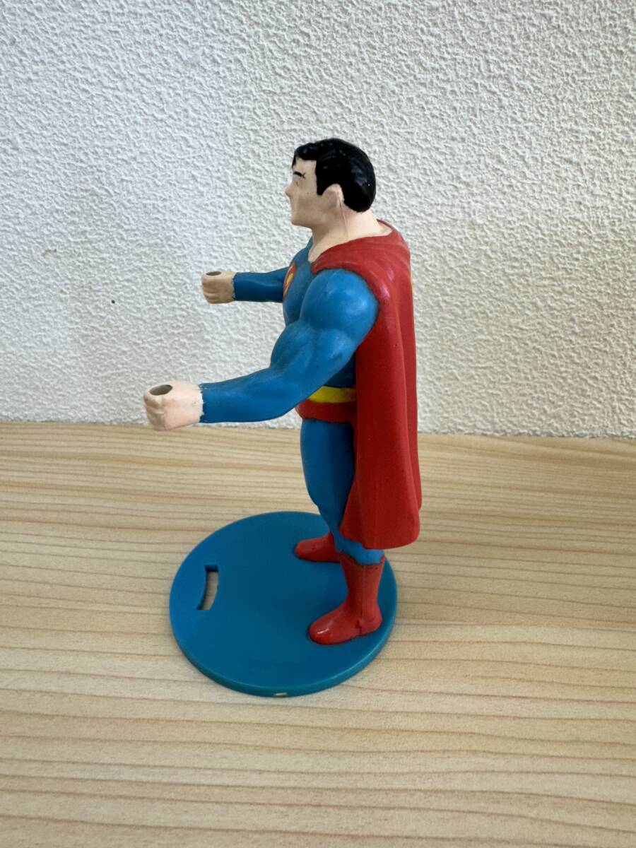 80s バーガーキング スーパーマン プラスチックカップ フィギュア Burger King SUPERMAN plastic cup with Figure_3