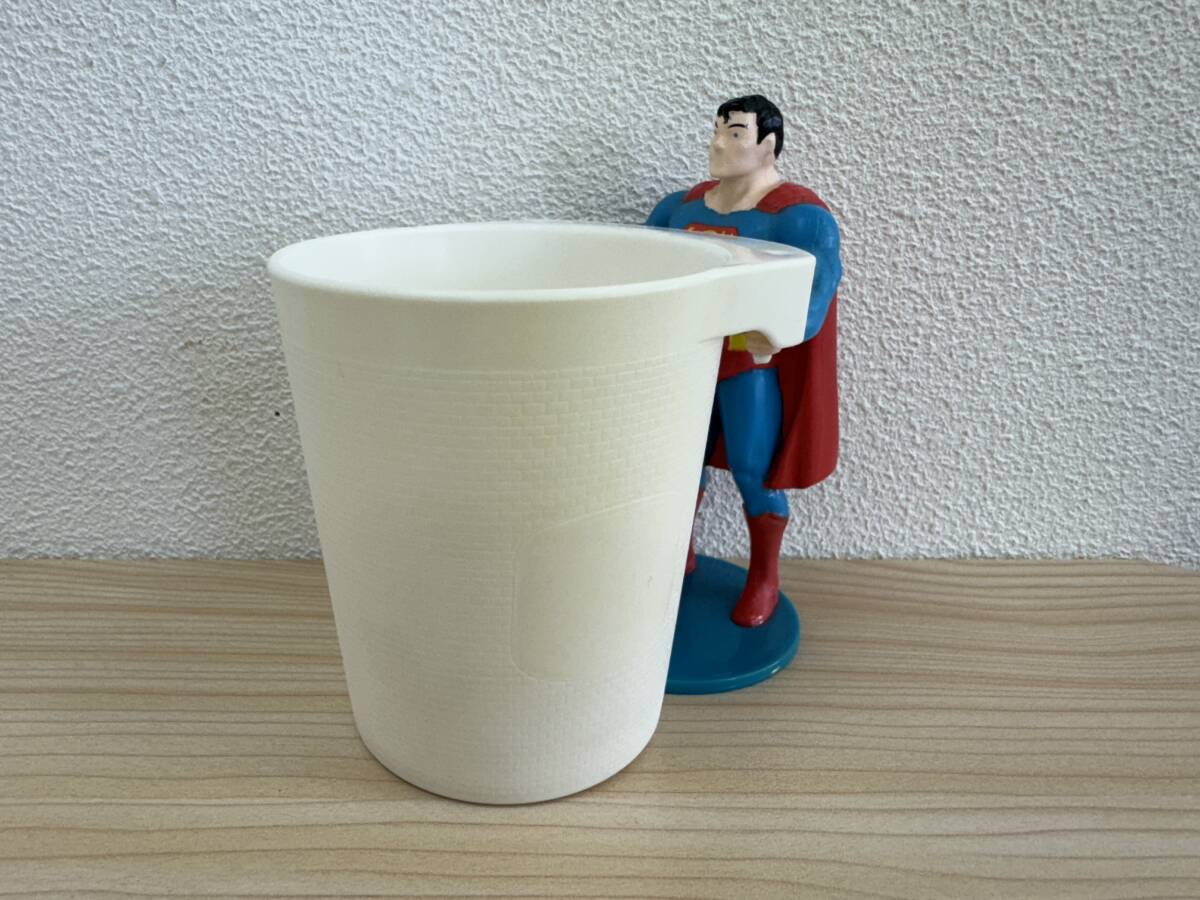 80s バーガーキング スーパーマン プラスチックカップ フィギュア Burger King SUPERMAN plastic cup with Figure_7