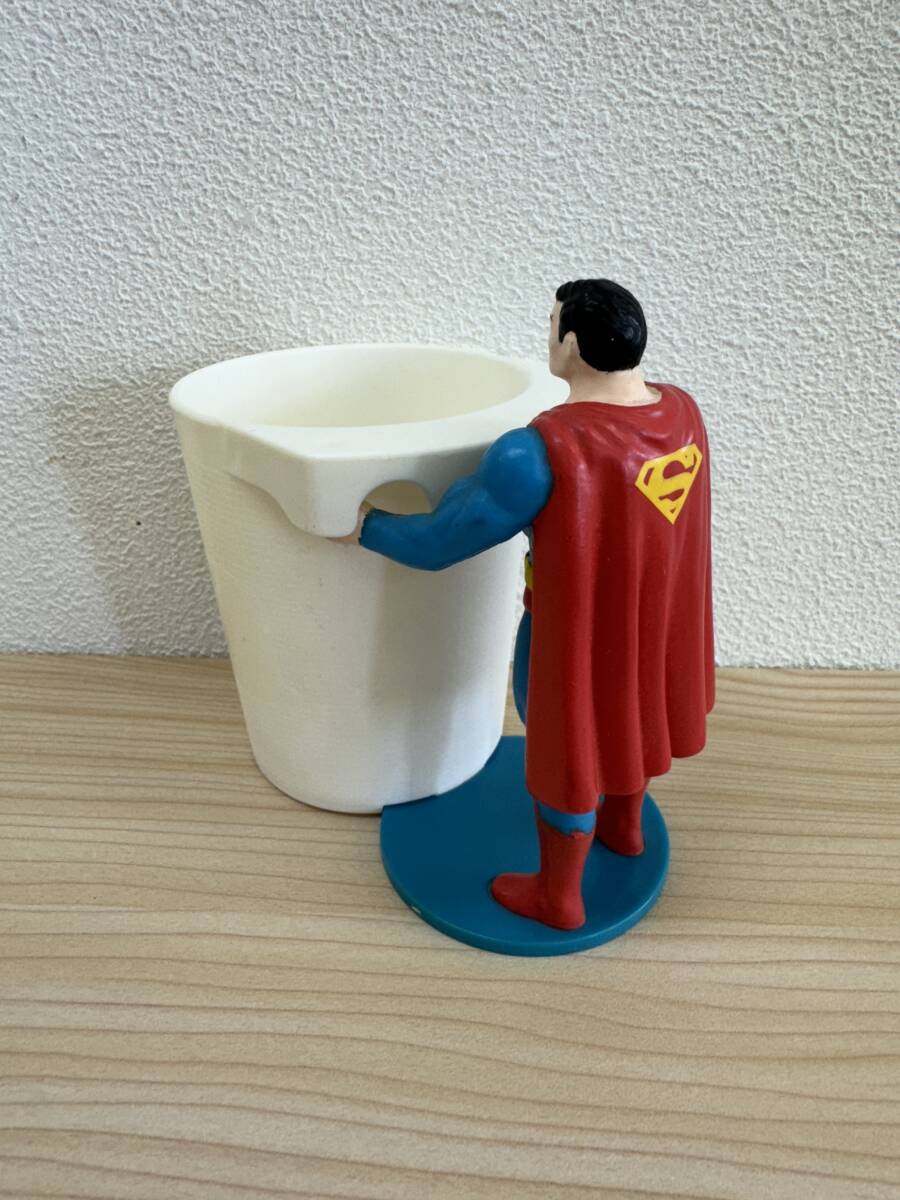 80s バーガーキング スーパーマン プラスチックカップ フィギュア Burger King SUPERMAN plastic cup with Figure_9