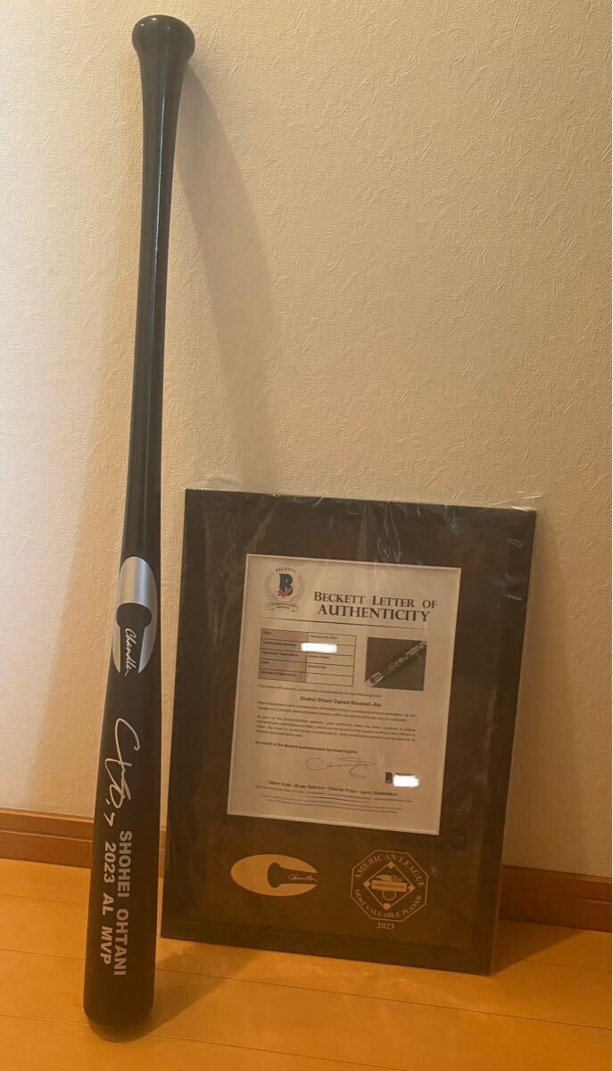 1995年ドジャース サイン入りバット　未使用新品！ ロサンゼルス・ドジャース 大谷翔平 チャンドラー製 直筆サイン 支給品