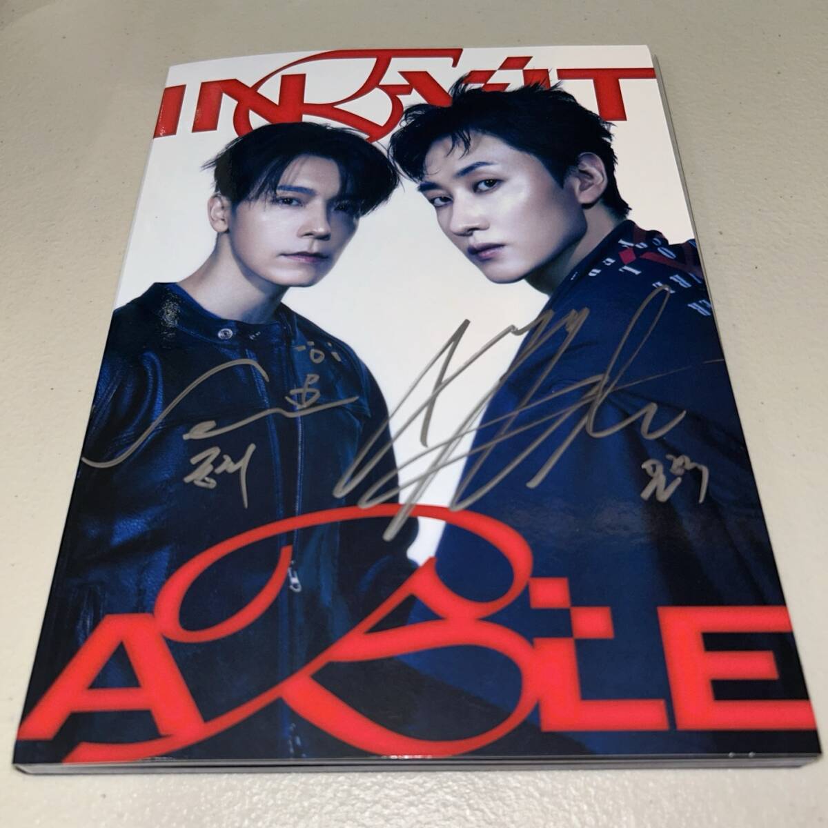SUPER JUNIOR-D&E◎韓国6thミニアルバム「INEVITABLE」A ver.CD◎直筆