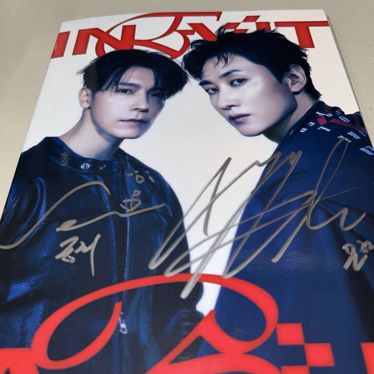 SUPER JUNIOR-D&E◎韓国6thミニアルバム「INEVITABLE」A ver.CD◎直筆
