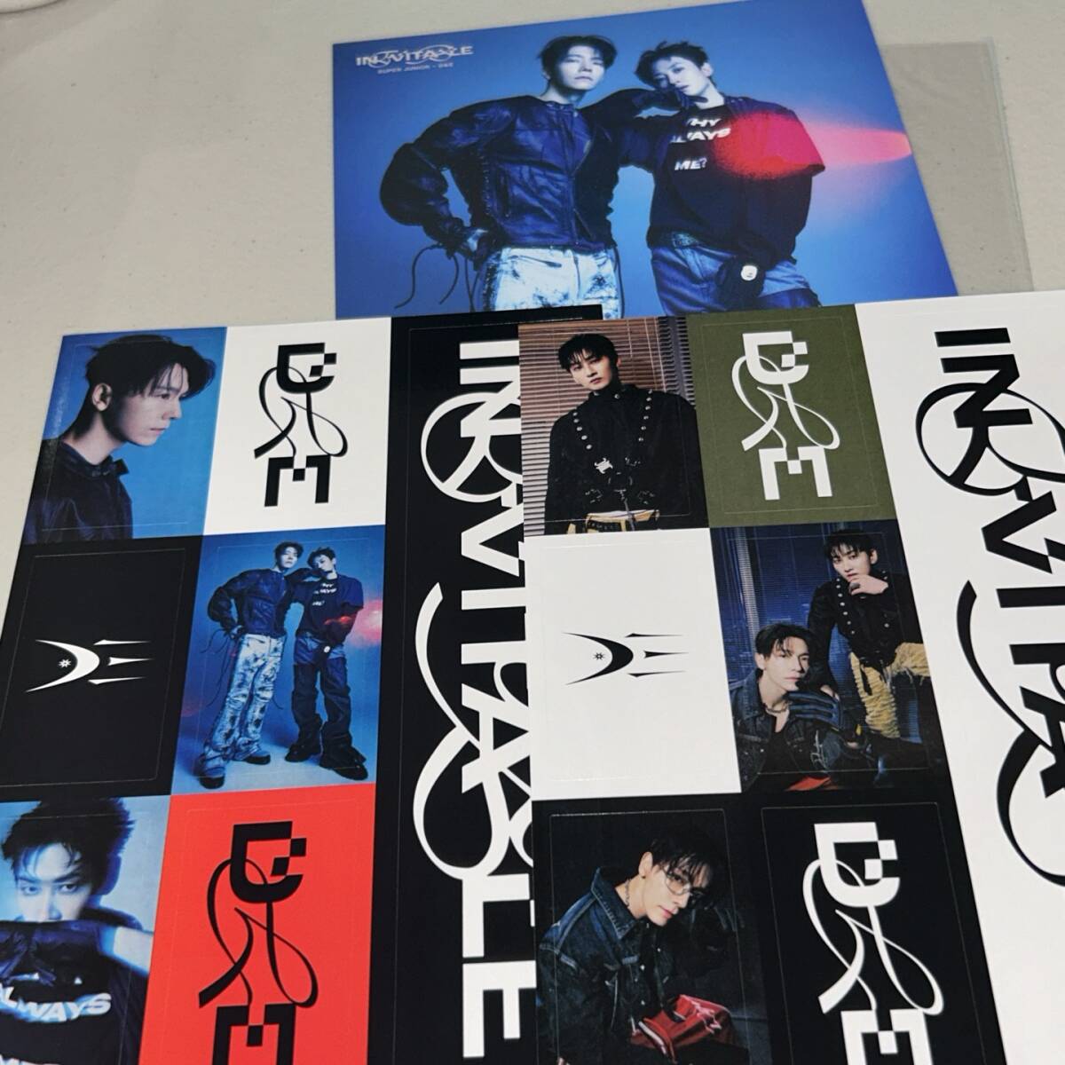 SUPER JUNIOR-D&E◎韓国6thミニアルバム「INEVITABLE」A ver.CD◎直筆