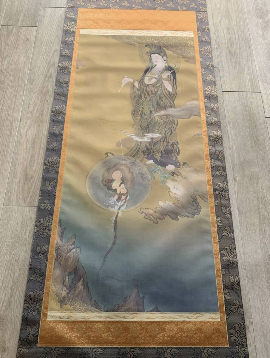 新品】仏画 「慈母観音図」限定300部 157号 狩野芳崖 仏教美術 観音