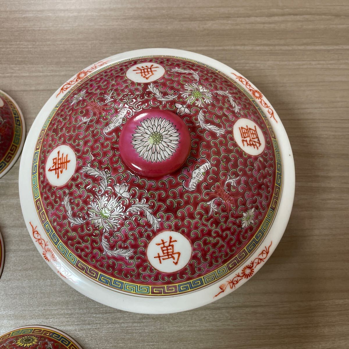 中国 陶器 食器 景徳鎮 江西 小皿 茶碗 レンゲ 大鉢 アンティーク