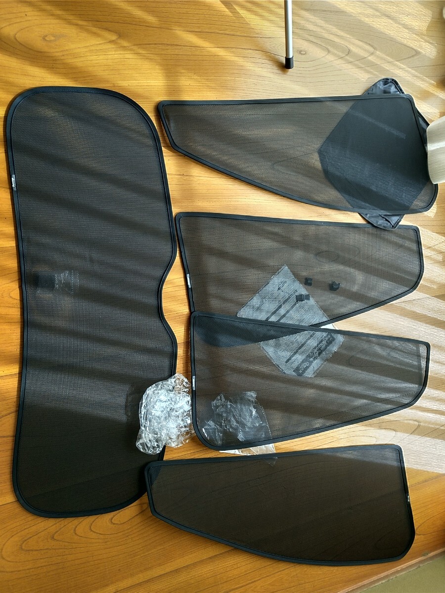 DazzFellows ダズフェローズ ワンタッチサンシェード ヴェゼル 5枚セット フロント リア RU1/2/3/4 メッシュ_1