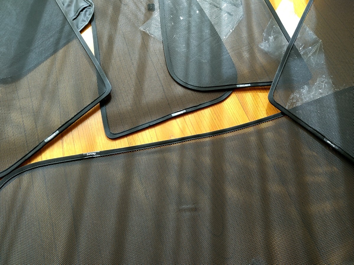 DazzFellows ダズフェローズ ワンタッチサンシェード ヴェゼル 5枚セット フロント リア RU1/2/3/4 メッシュ_2