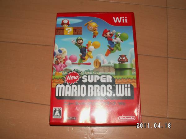 Ｎｅｗスーパーマリオブラザーズ　Ｗｉｉ　中古美品_1