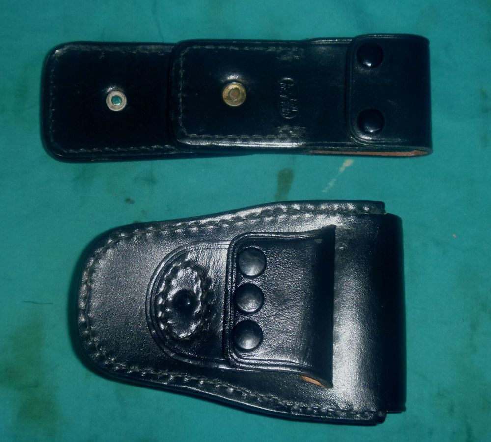 映画・ドラマ撮影用　日本国　警察官　旧型制服用ベルト・警棒吊・手錠入・捕縛補助紐　4点一括_5