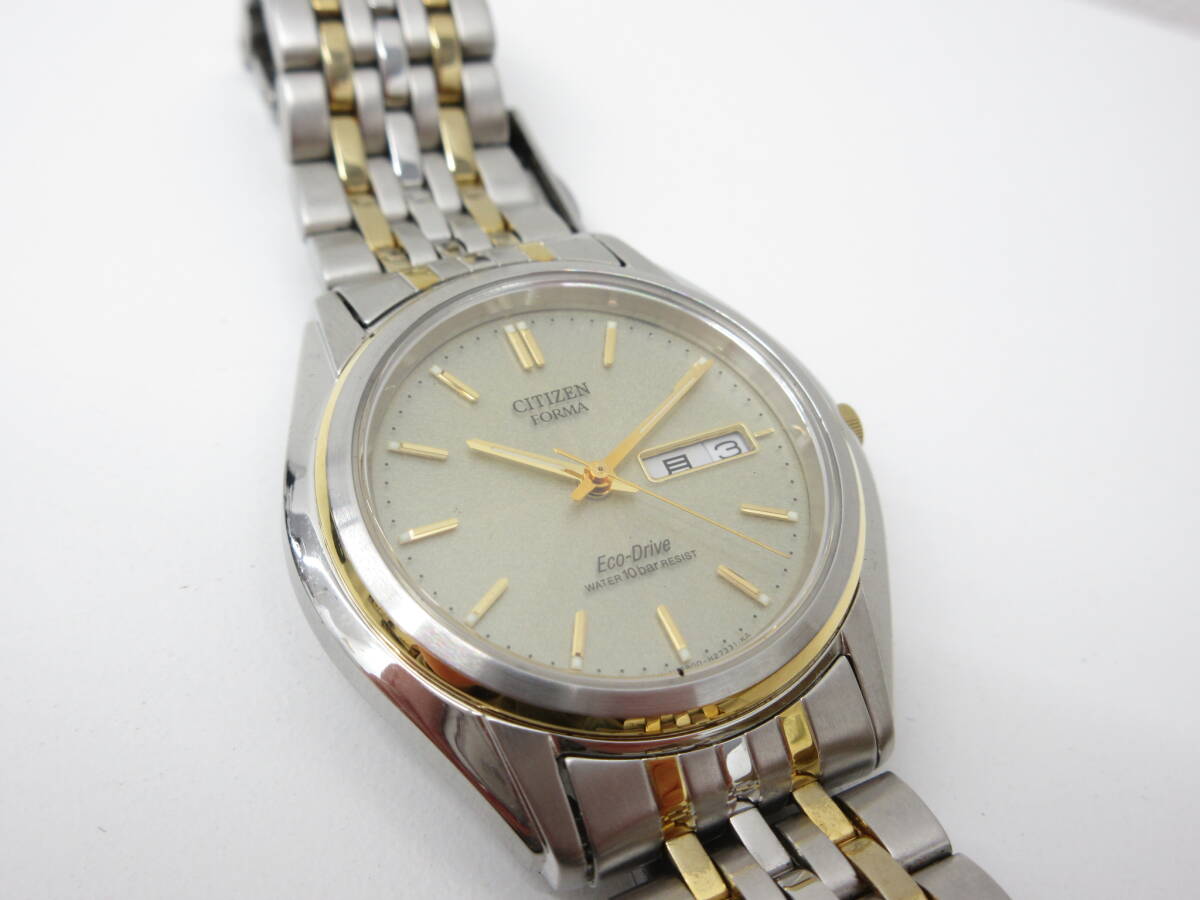 6111 時計祭 CITIZEN シチズン エコドライブフォルマ GN-4W-S 10BAR防水 Eco-Drive FORMA ソーラー 稼動品 中古品_1