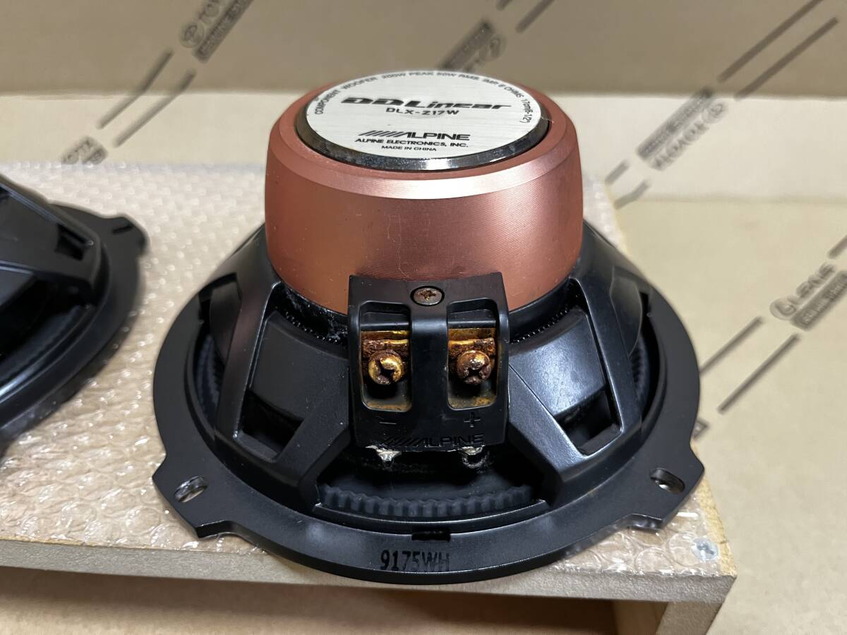☆ALPINE DLX-Z17W スピーカー☆② 【公式通販】