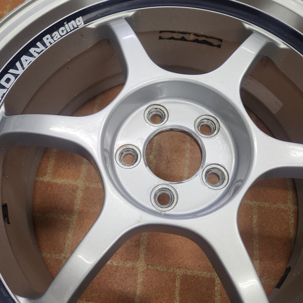 ヨコハマ　ADVAN　RACING　17インチ　7J+48　5H-100　中古　 軽量_6