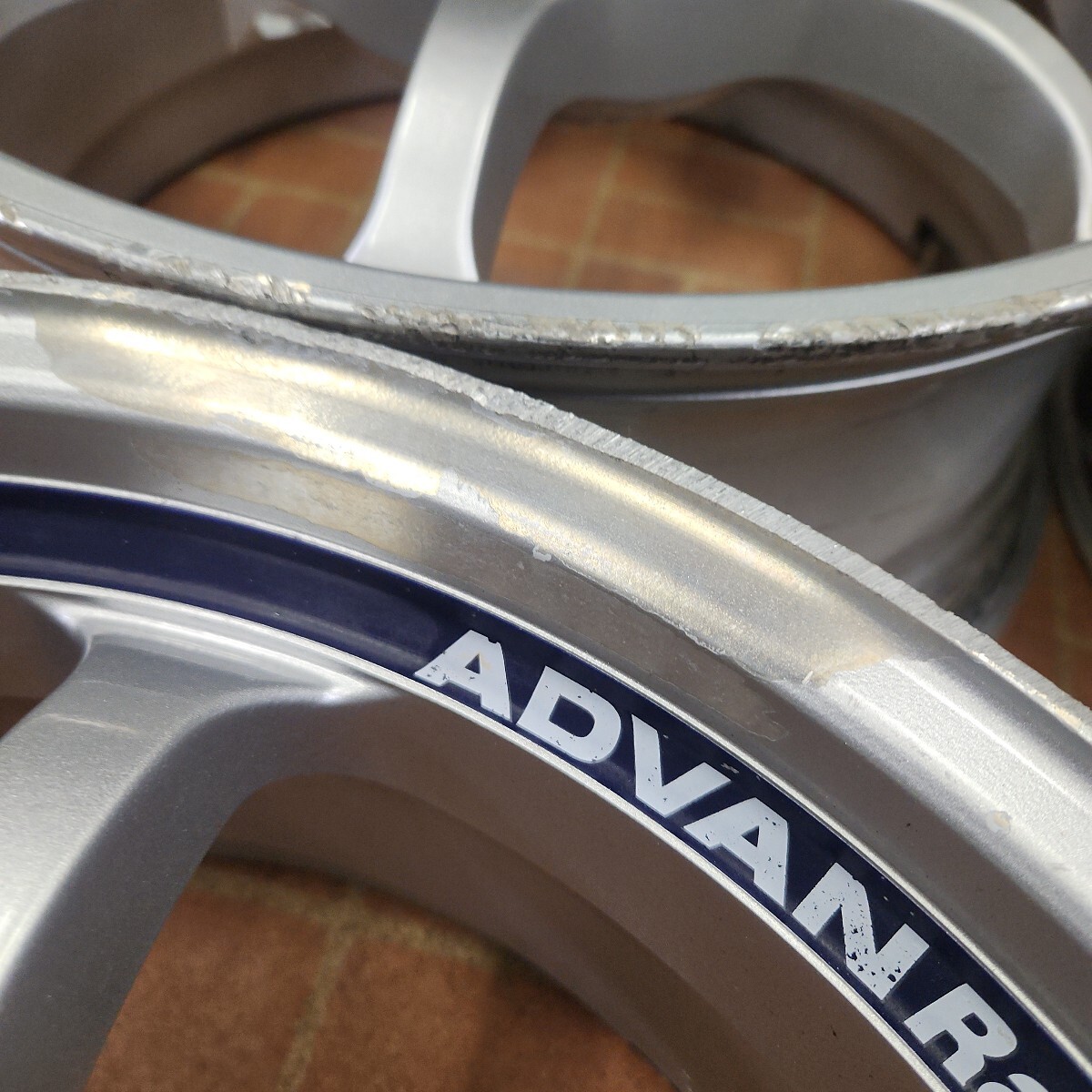 ヨコハマ　ADVAN　RACING　17インチ　7J+48　5H-100　中古　 軽量_7