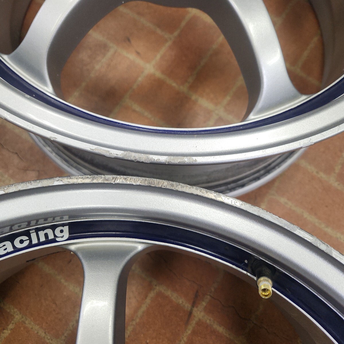 ヨコハマ　ADVAN　RACING　17インチ　7J+48　5H-100　中古　 軽量_8