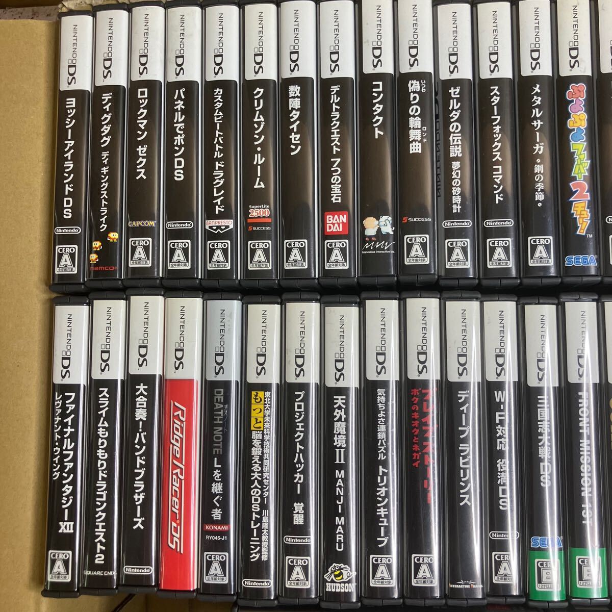 11-242] Nintendo DS ソフト ケース/取説のみ 空箱 66点 まとめ