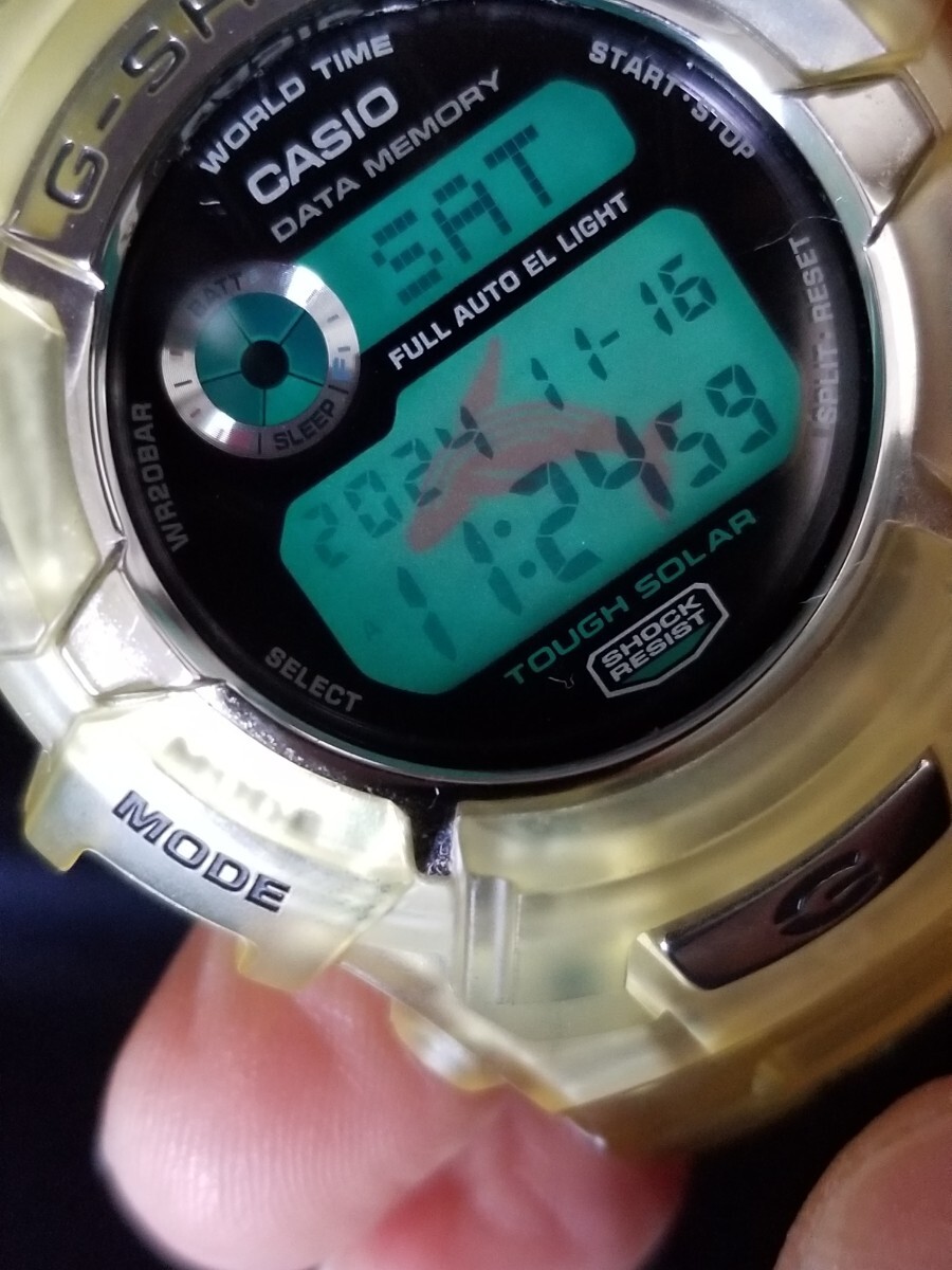 02 G-SHOCK G-2310 第五回イルクジ会議モデル 稼働良品 スケルトン