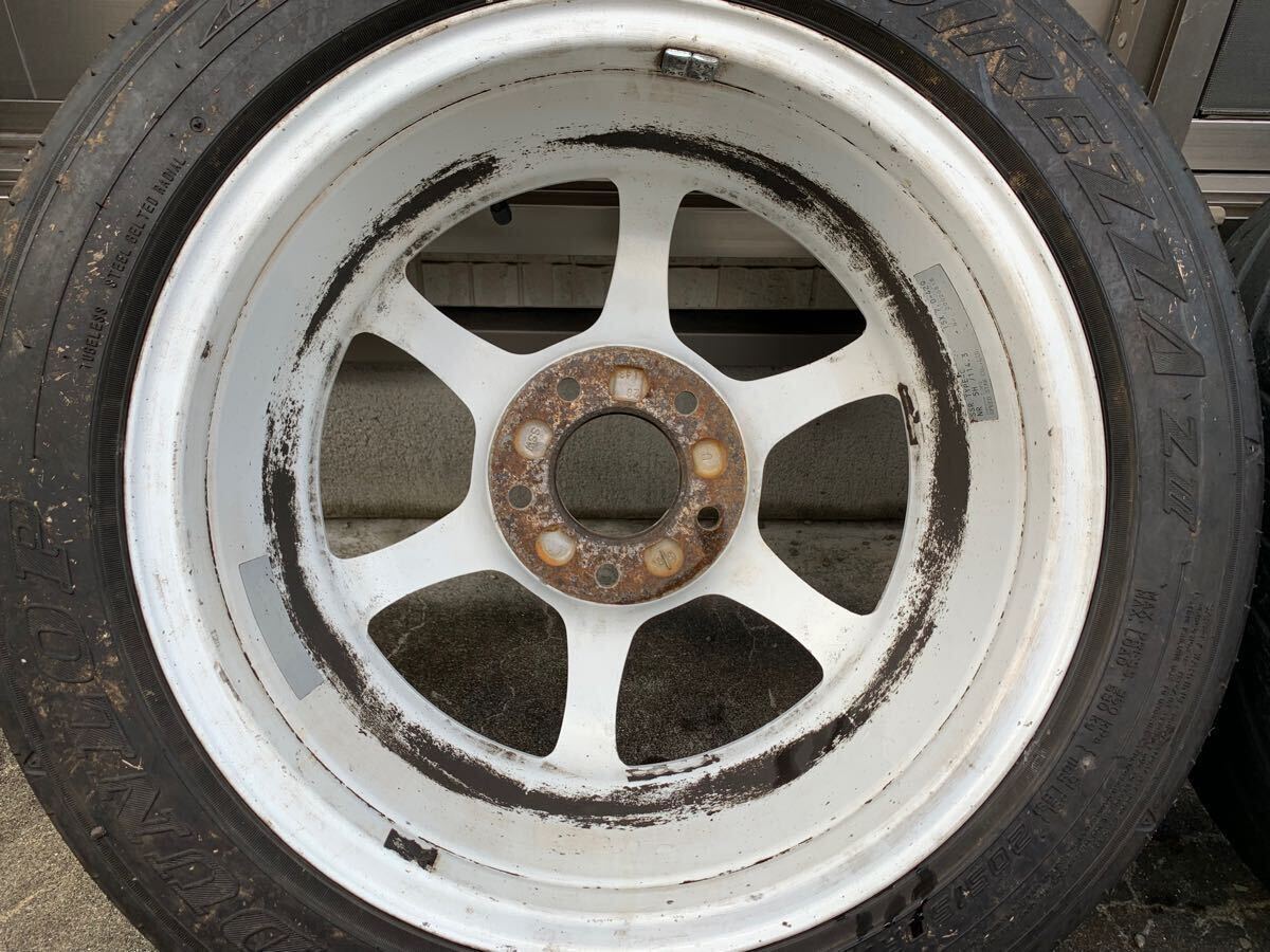 SSRタイプC 15-7J +42 4穴 114.3 ダンロップ03G 195/55R15 S4 2