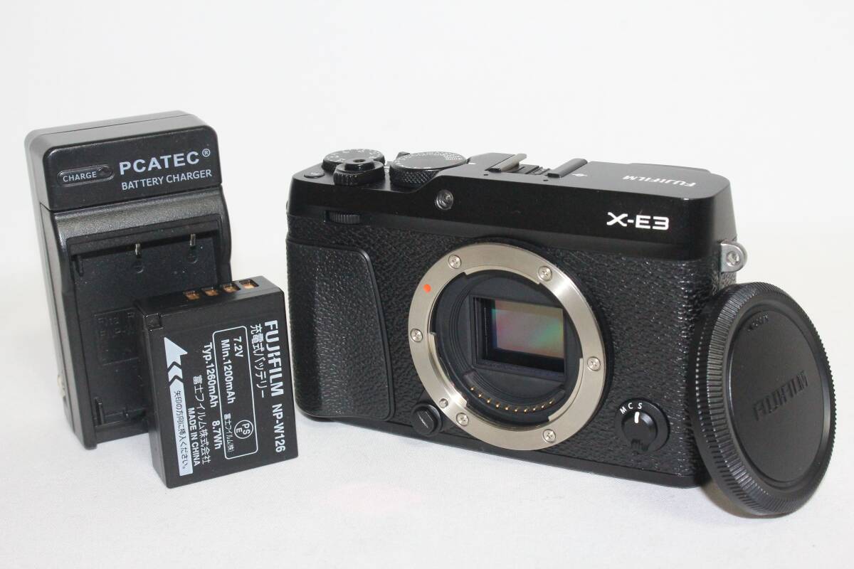 富士フイルム FUJIFILM ミラーレス一眼カメラ X-E3 ブラック X-E3-B 