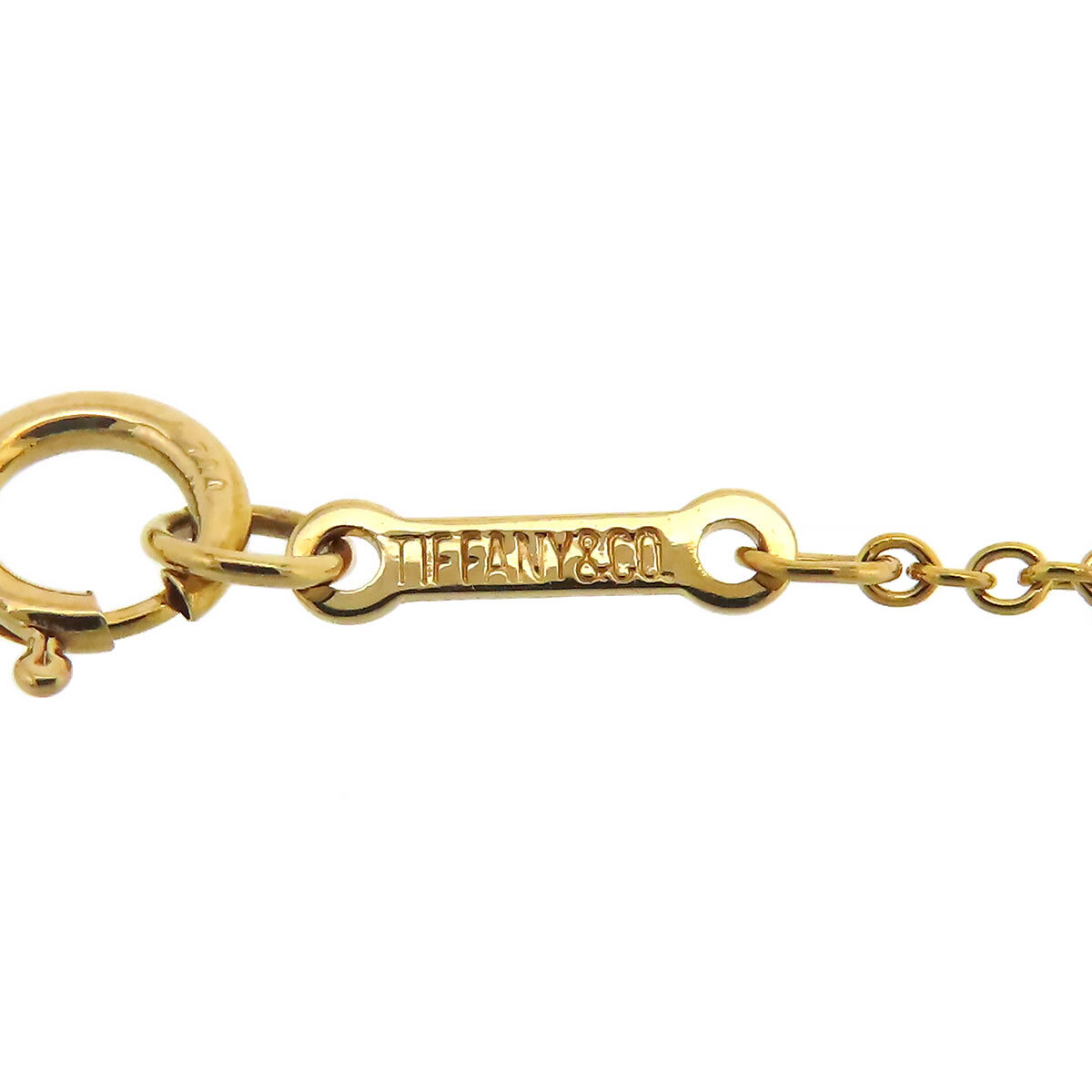 ティファニー ラピングハート ダイヤモンド ネックレス 750 (K18YG) レディース TIFFANY&Co. [美品] 中古 【ジュエリー】_5